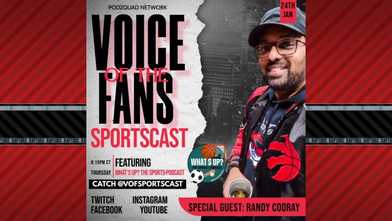 Randy Cooray The Host Of What's Up? The Sports Podcast