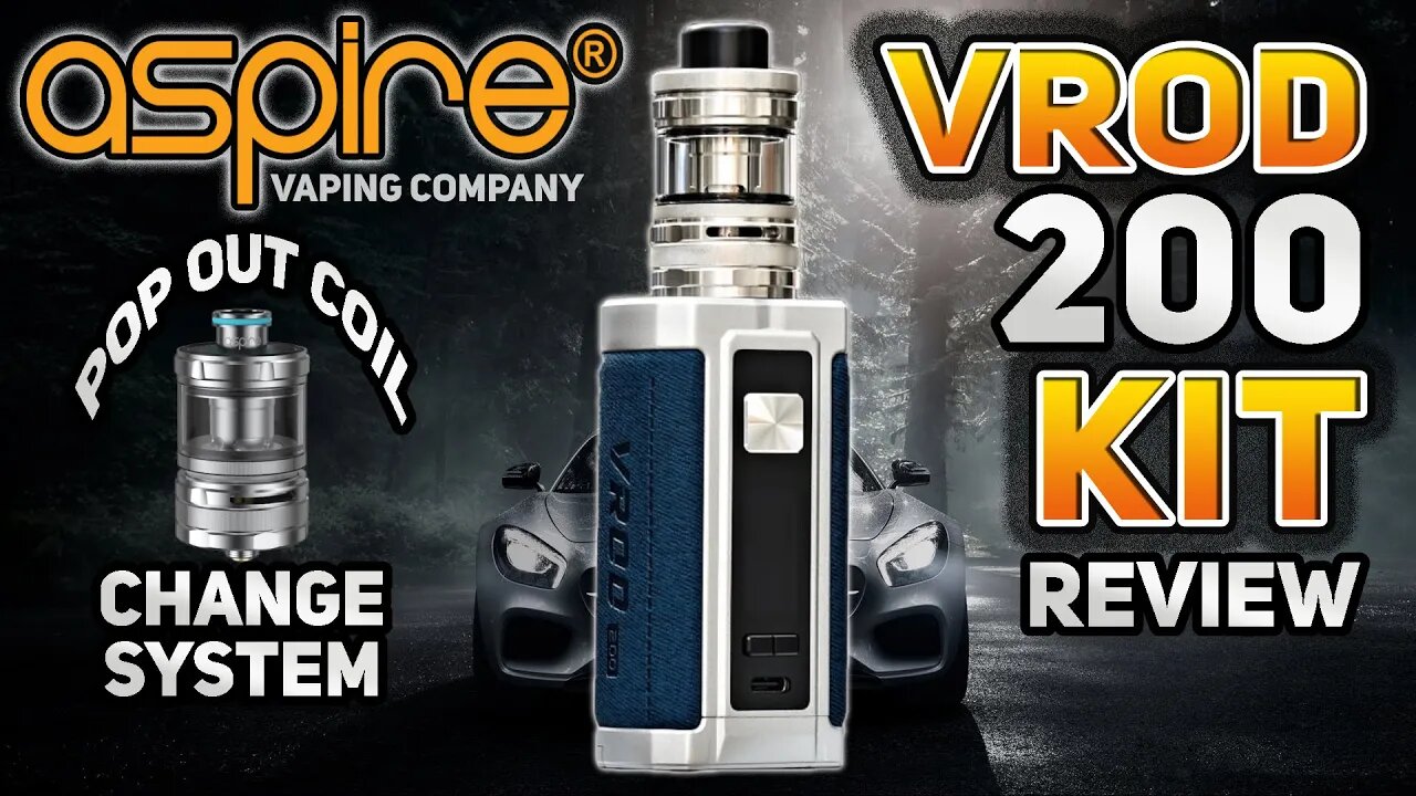 Aspire VROD 200w Starter Kit with GUROO Tank #HunkyVapeReview