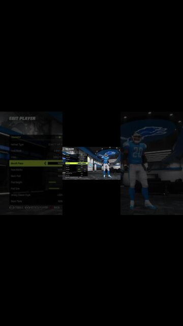 How To Create Barry Sanders Madden 23 #shorts