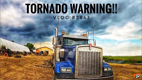 TORNADO WARNING!! | My Trucking Life | Vlog