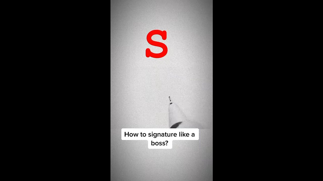 How to signature like a boss?