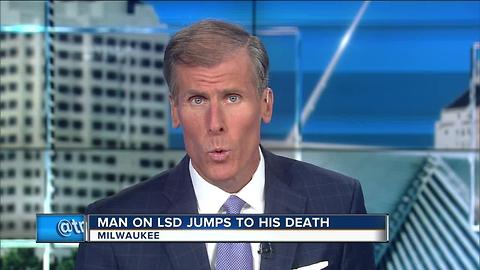 Man on LSD jumped off Milwaukee building to his death