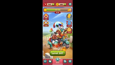 Toon Blast Level 107