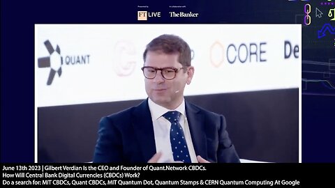 CBDCs | How Will Central Bank Digital Currencies Work? The CEO of Quant.Network Gilbert Verdian, Lead World Economic Forum Advisor Yuval Noah Harari & The General Manager of the Bank of International Settlements Agustín Carstens Explain