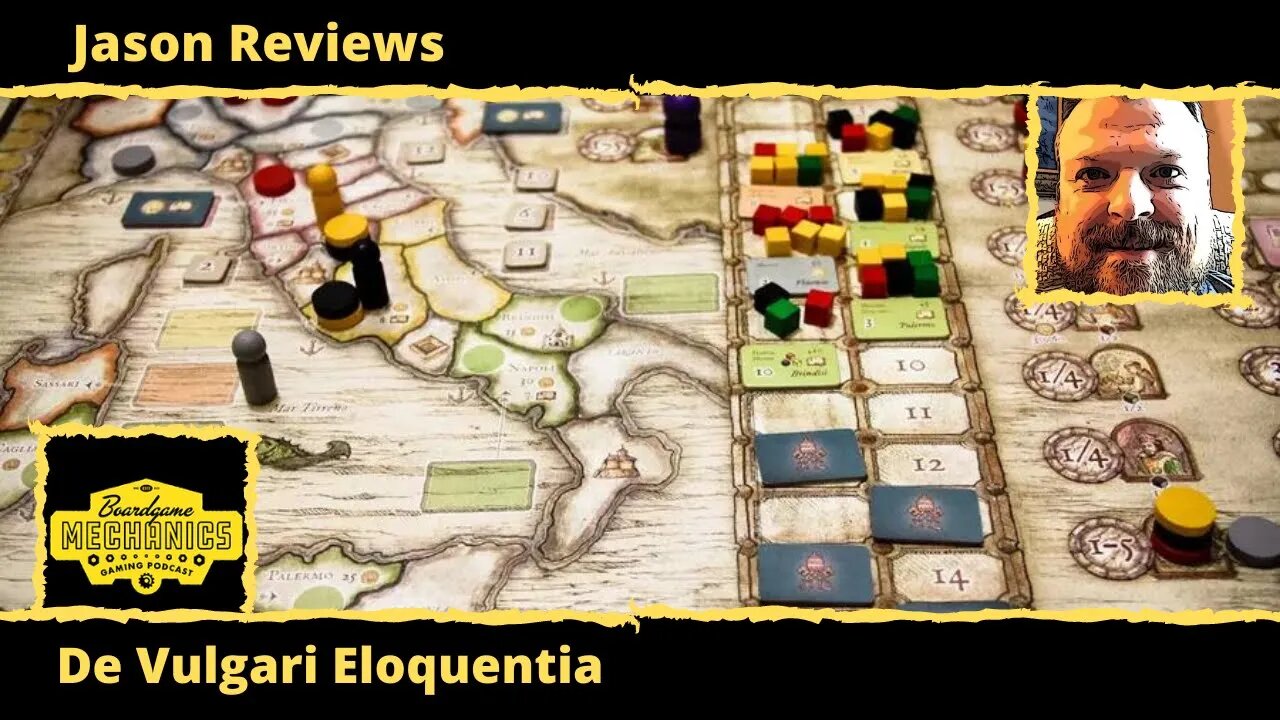 Jason's Board Game Diagnostics of De Vulgari Eloquentia