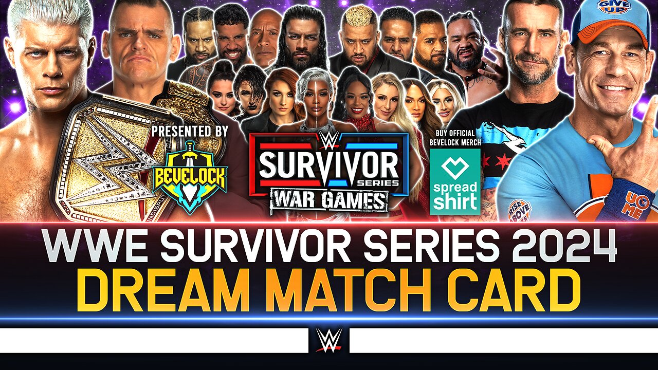 WWE Survivor Series 2024 - Dream Match Card [v3]