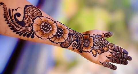 Beautiful Stylish Front hand Mehndi Design | Back Hand Mehndi Design 2023 | Beginners Mehndi Design