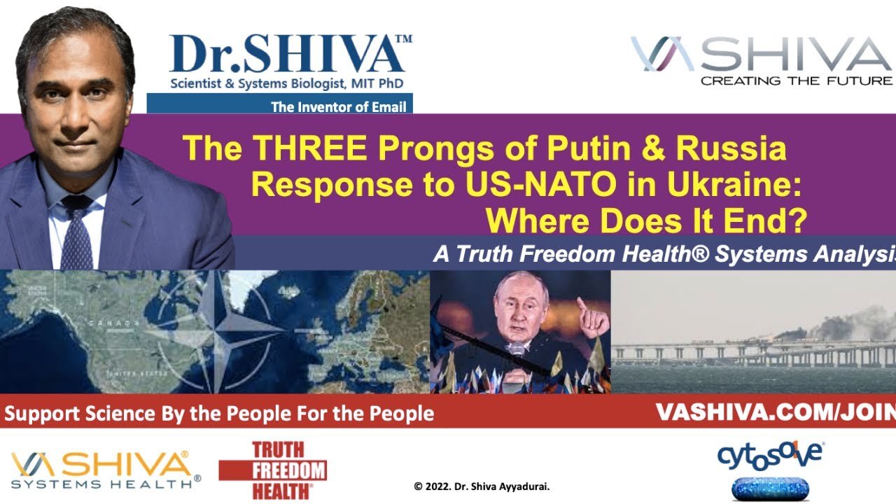 Dr.SHIVA LIVE: The THREE Prongs of Putin & Russia Response to US-NATO in Ukraine: Where Does It End?