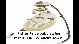 Fisher Price baby swing recall