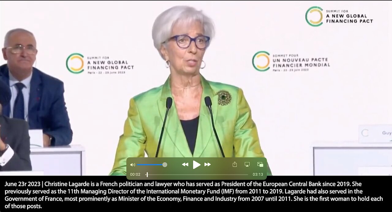 Climate Change | "Climate Change Affects Inflation, And Inflation Is the BEAST That All Central Bankers Want to Tame And Discipline." - Christine Lagarde | "To Prevent the Apocalypse We Will Need to Impose Some New Taxes." - Yuval Noah