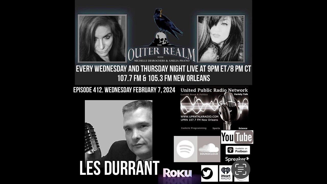 The Outer Realm - Les Durrant - UFO Researcher, Capturing Event Videos