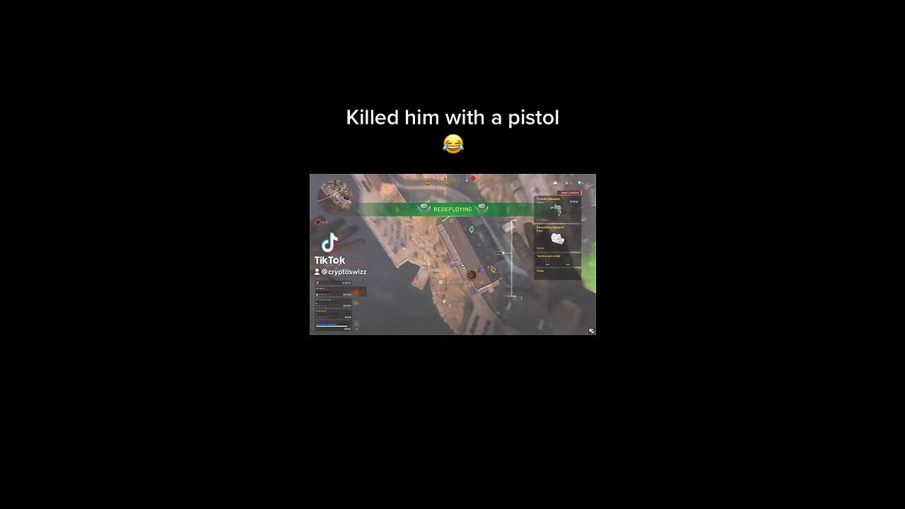 Killed him with a pistol 😂