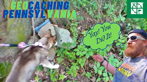 GEOCACHING PENNSYLVANIA EPISODE 8: CHILI UNCOVERS HER FIRST CACHE!