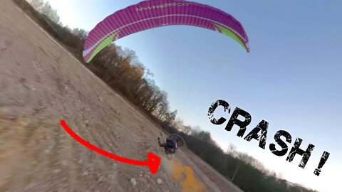 Epic Paramotor Flight ends in CRASH