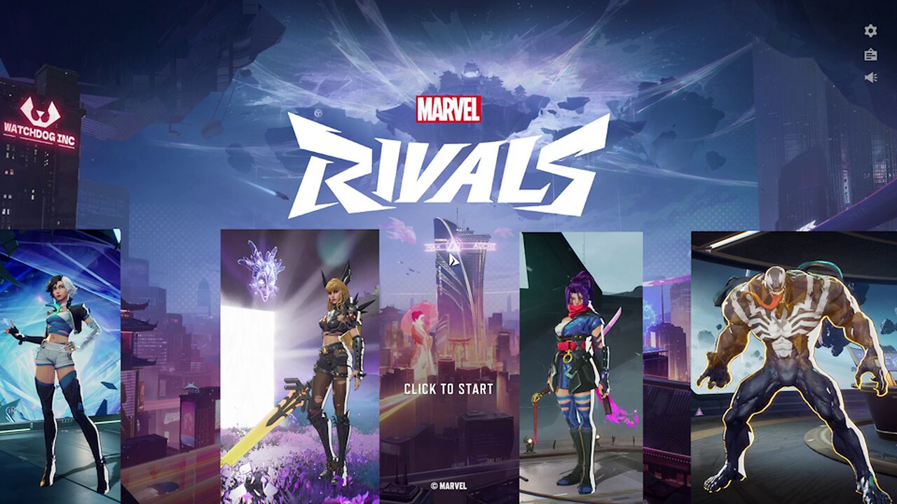 Marvel Rivals with Luna Snow, Magik, Psylocke, Venom