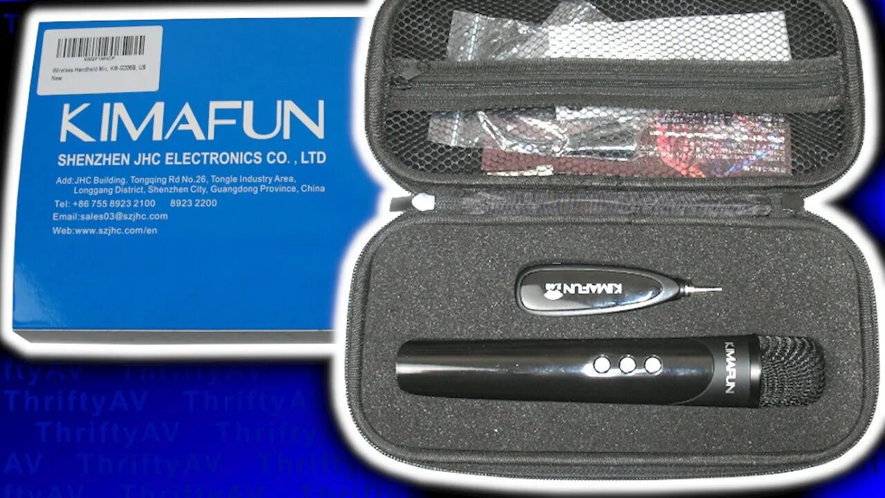 KIMAFUN Wireless Handheld Microphone System, KM-G206B | Unboxing, Demonstration, & Review