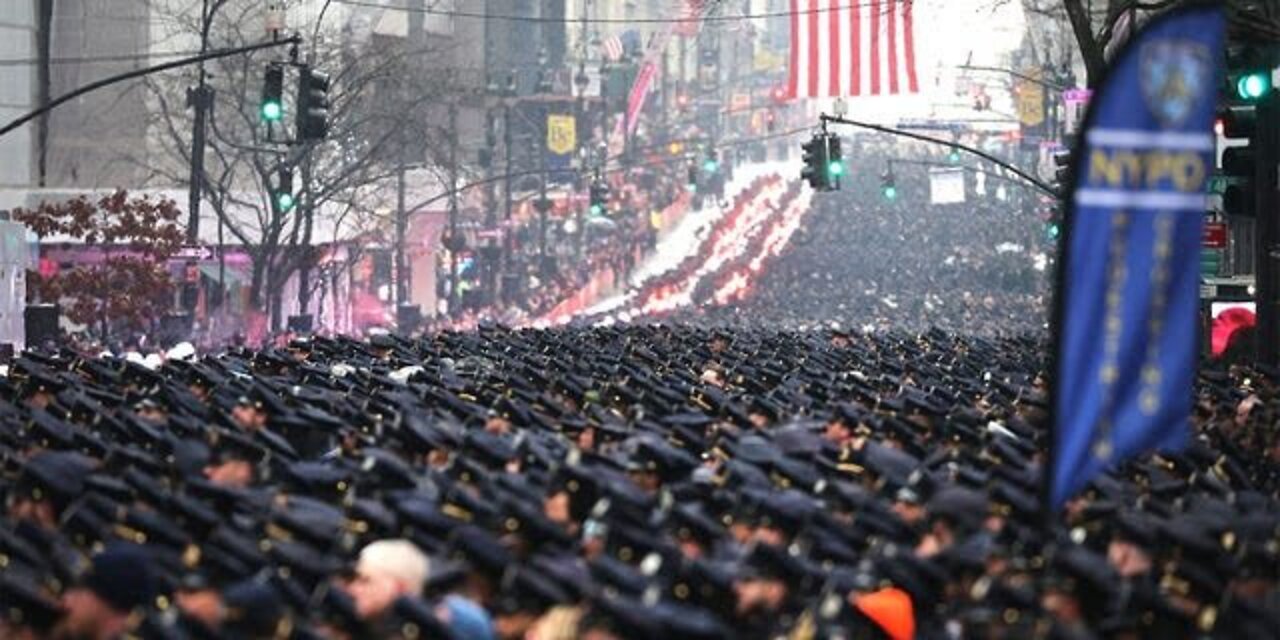 Fallen NYPD cop Jason Rivera given hero’s farewell at St. Patrick’s Cathedral by Patriot Police