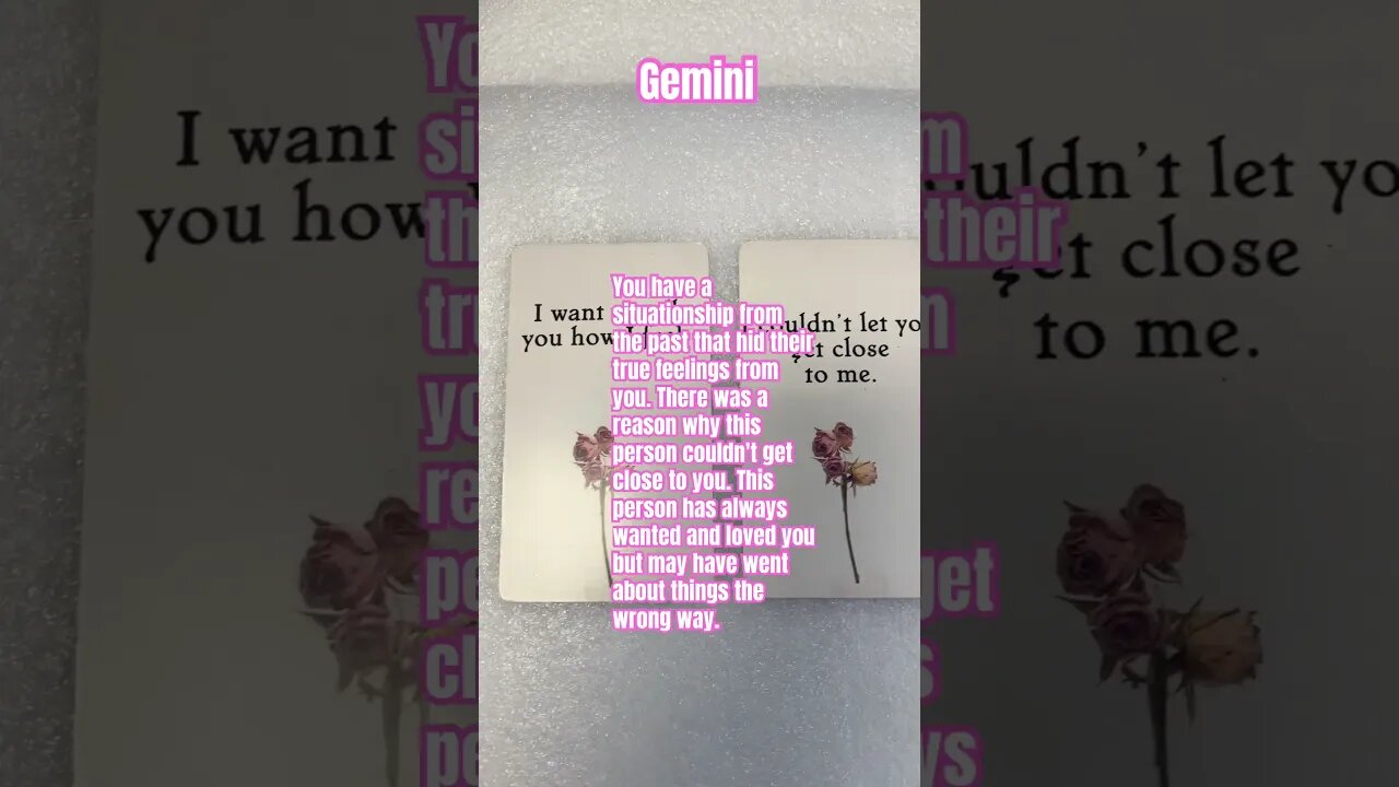 Gemini Love Messages#gemini tarot #gemini horoscope