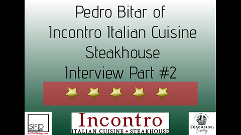 Who’s at The Chef’s Table with Chef Dan? Chef Dan Welcomes Pedro Bitar to The Chef's Table! Part II