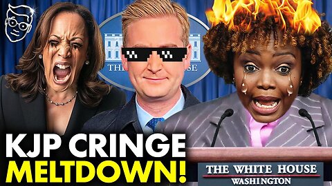 KJP Has Unhinged PANIC-ATTACK On Live TV as Doocy Exposes FEMA Giving Money to Illegals