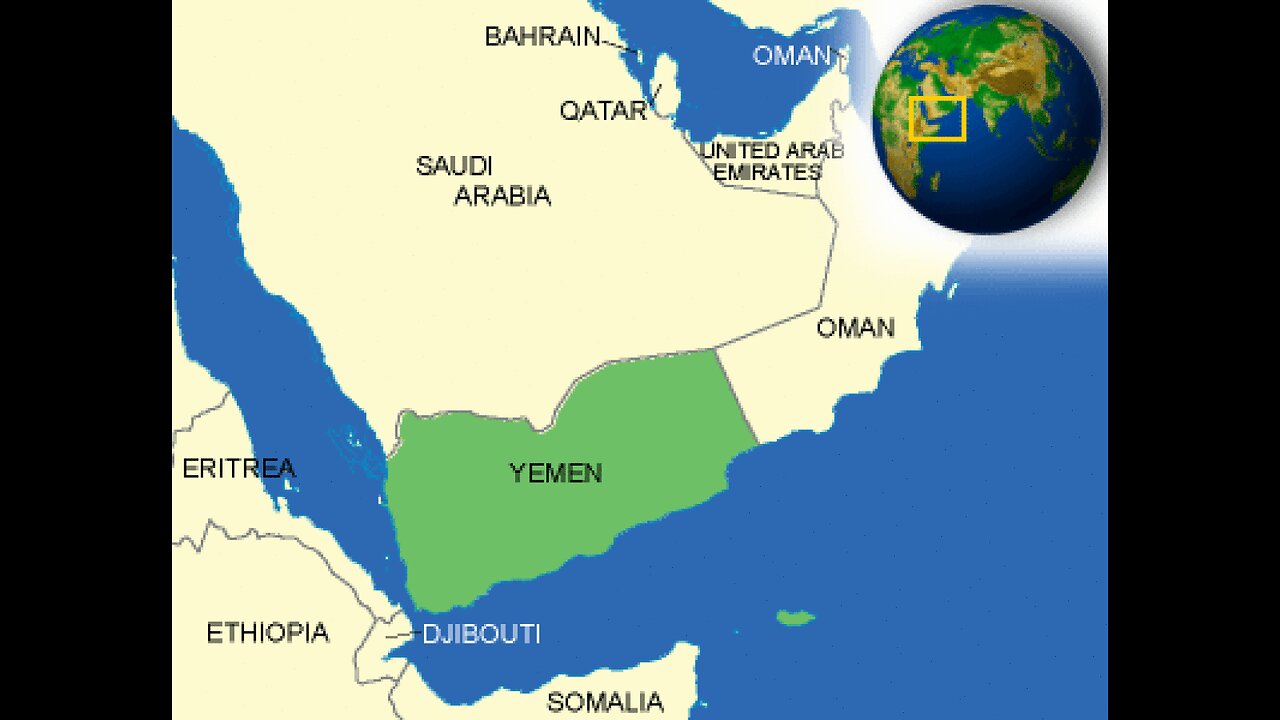 Physical Geography of Yemen With National Borders facts and Crisis