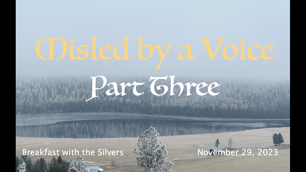 Mislead by a Voice Part 3 - Breakfast with the Silvers & Smith Wigglesworth Nov 29