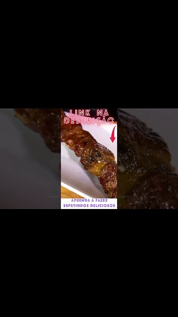 🥩Aprenda Fazer Espetinhos Artesanais Irresistíveis #shorts
