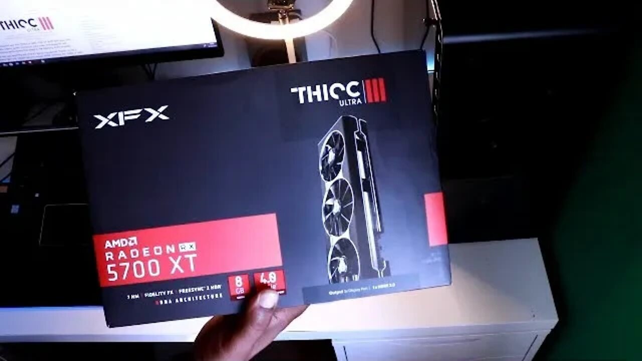 XFX AMD Radeon™ RX 5700 XT 8GB GDDR6 THICC III Ultra unboxing