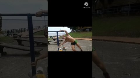 treinando se chega lá! #calistenia #treino #musculação #shorts