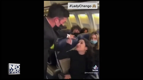 HIGHLIGHTS - Woman Who Identifies As Masked Ape Removed From Plane By Zombies