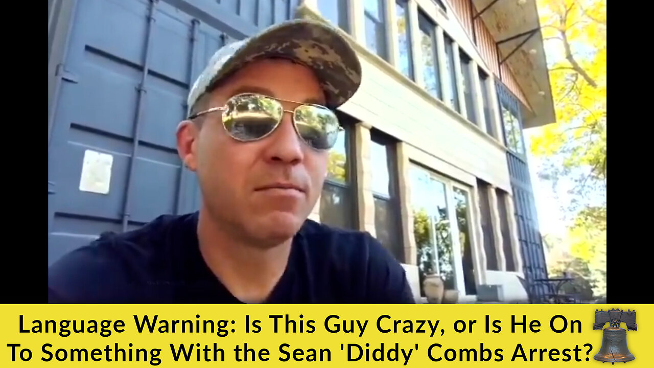 Language Warning: Is This Guy Crazy, or Is He On To Something With the Sean 'Diddy' Combs Arrest?