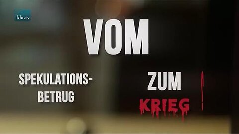 Vom Spekulationsbetrug zum Krieg?