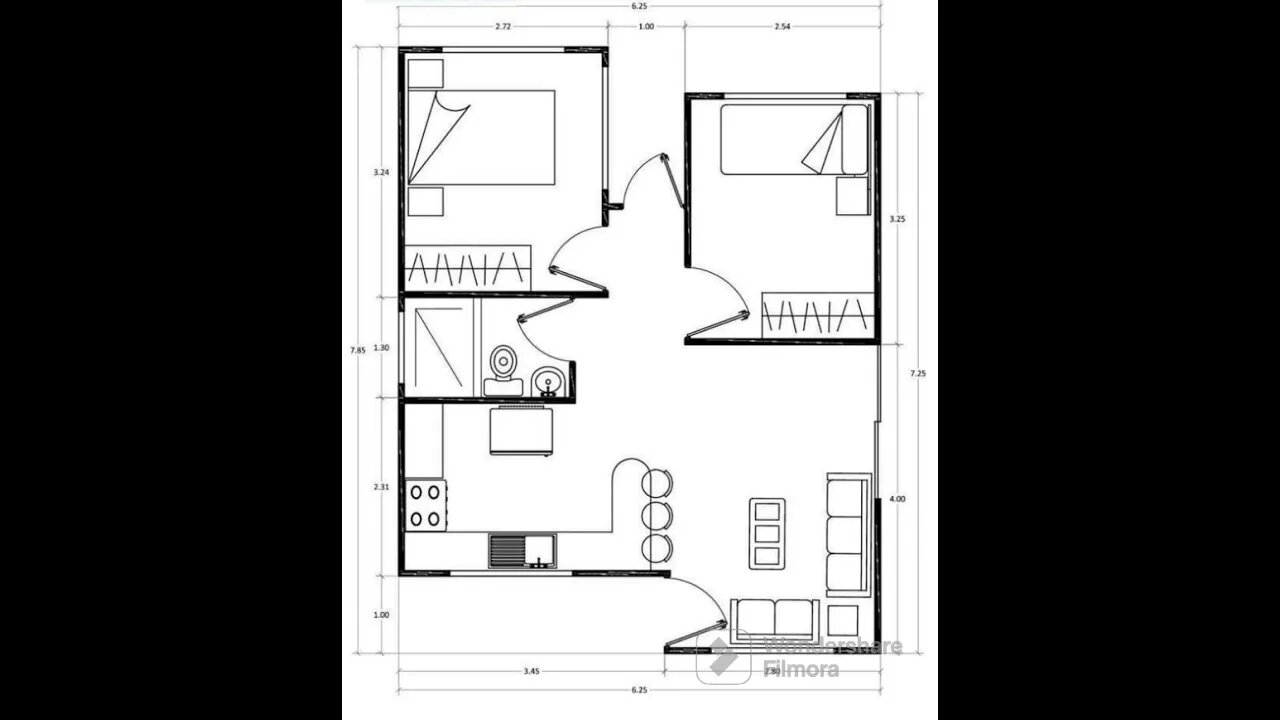 planta baixa 6x7