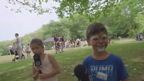 Liliana et Noam - La fête des enfants du Lac Marion - Biarritz - 22 05 2022 [ en direct ]