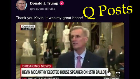 Donald Trump: Thank you Kevin Mccarthy