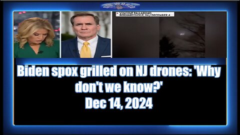 Biden spox grilled on NJ drones- 'Why don't we know