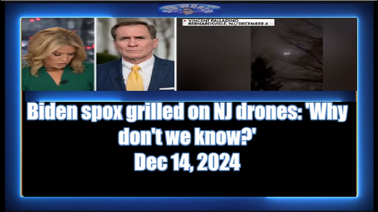 Biden spox grilled on NJ drones- 'Why don't we know