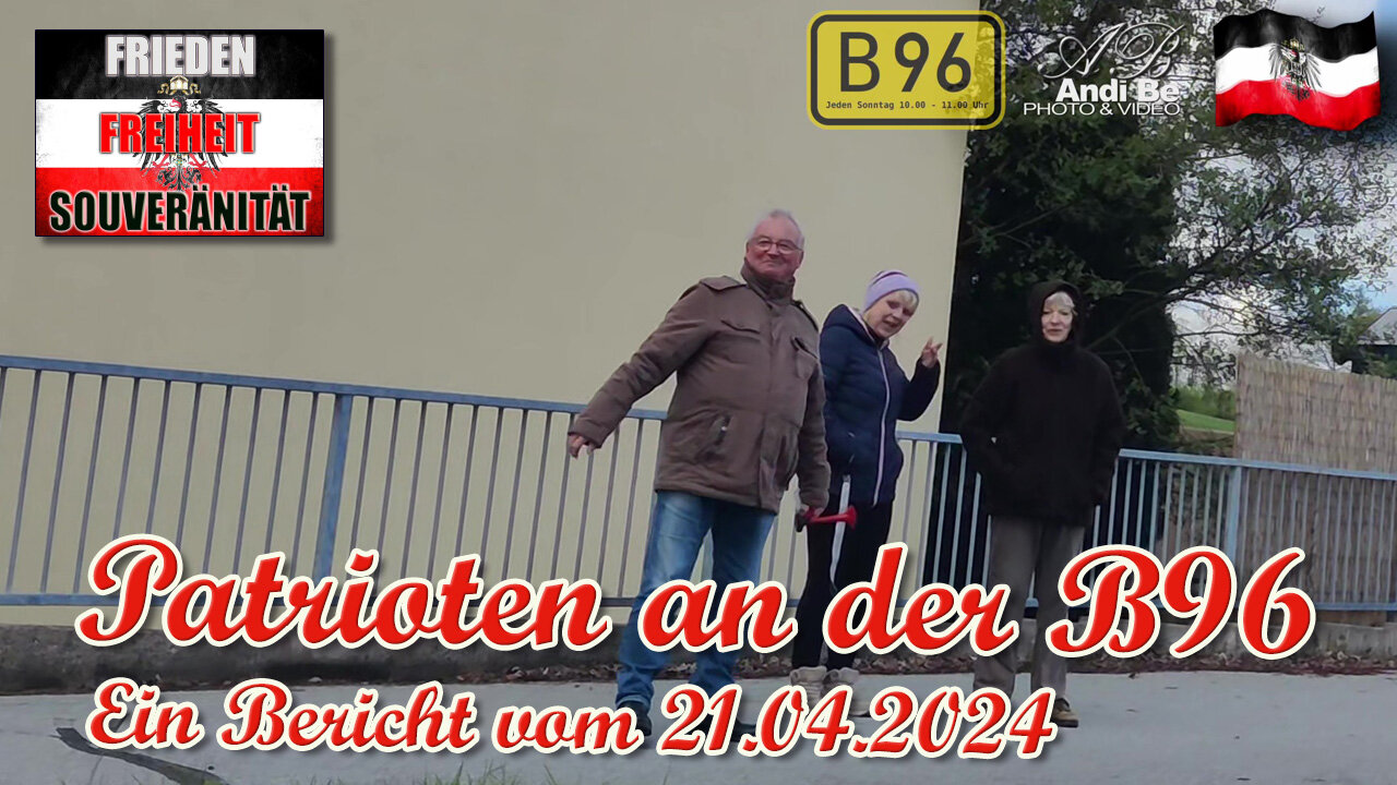 Stiller Protest an der B96 vom 21.04.2024