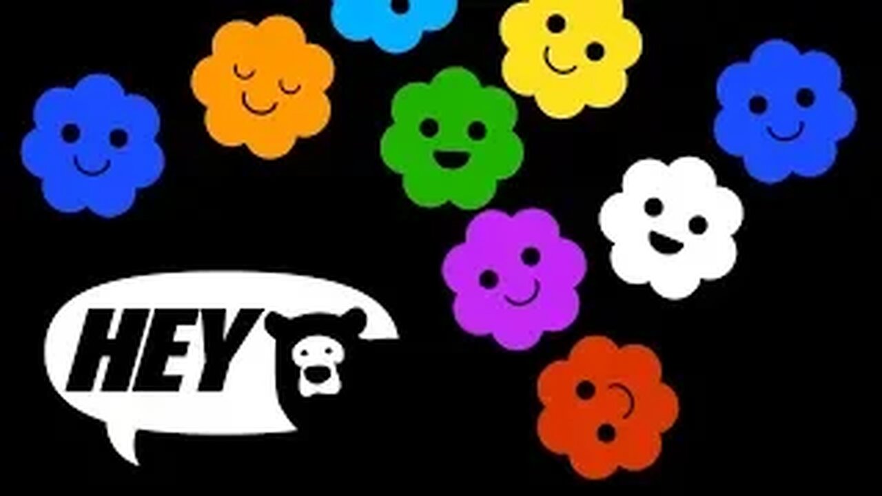 Hey Bear Sensory - Popcorn - Fun Video with songs - High Contrast Animation