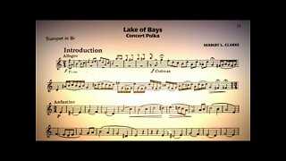 [TRUMPET SOLO] Herbert L. Clarke Solos - Lake of Bays
