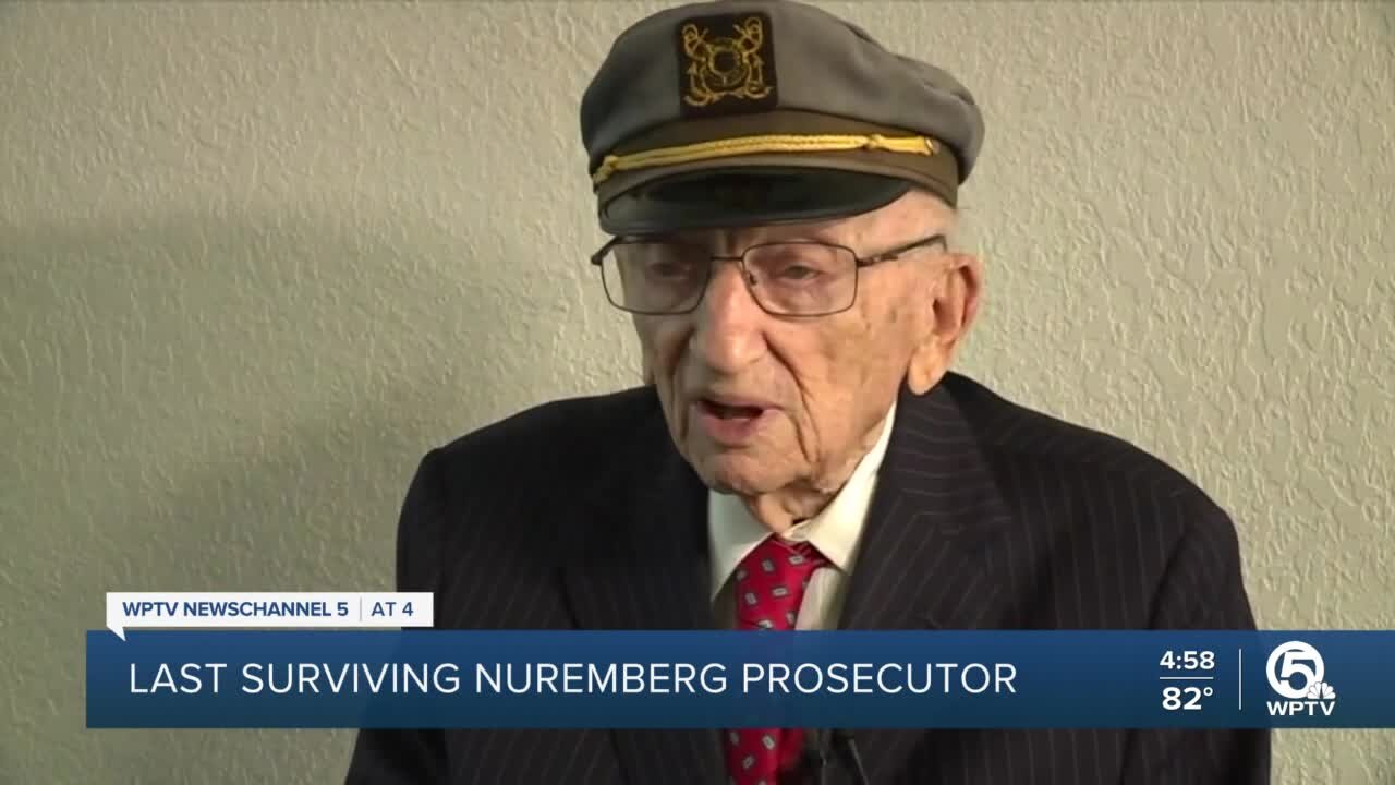 Last surviving prosecutor of Nuremberg trials to receive Congressional Gold Medal