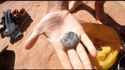 found treasure diving the desert