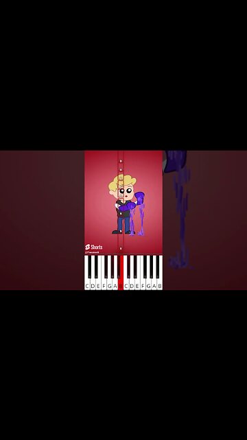 GRIMACE SHAKE TRANSFORMATION! (@LankyBox) LANKYBOX BECOMES GRIMACE - Octave Piano Tutorial