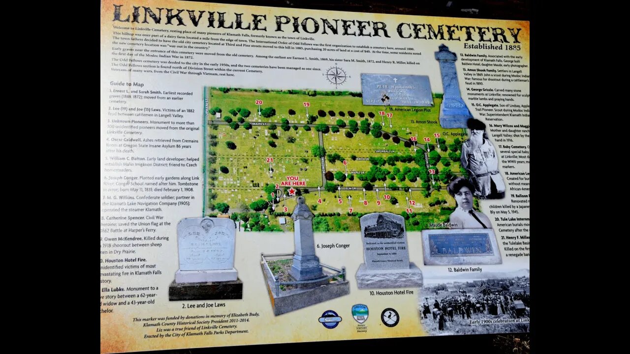 Ride Along with Q #342 - Linkville Pioneer Cemetery - Klamath Falls, OR - Photos by Q Madp