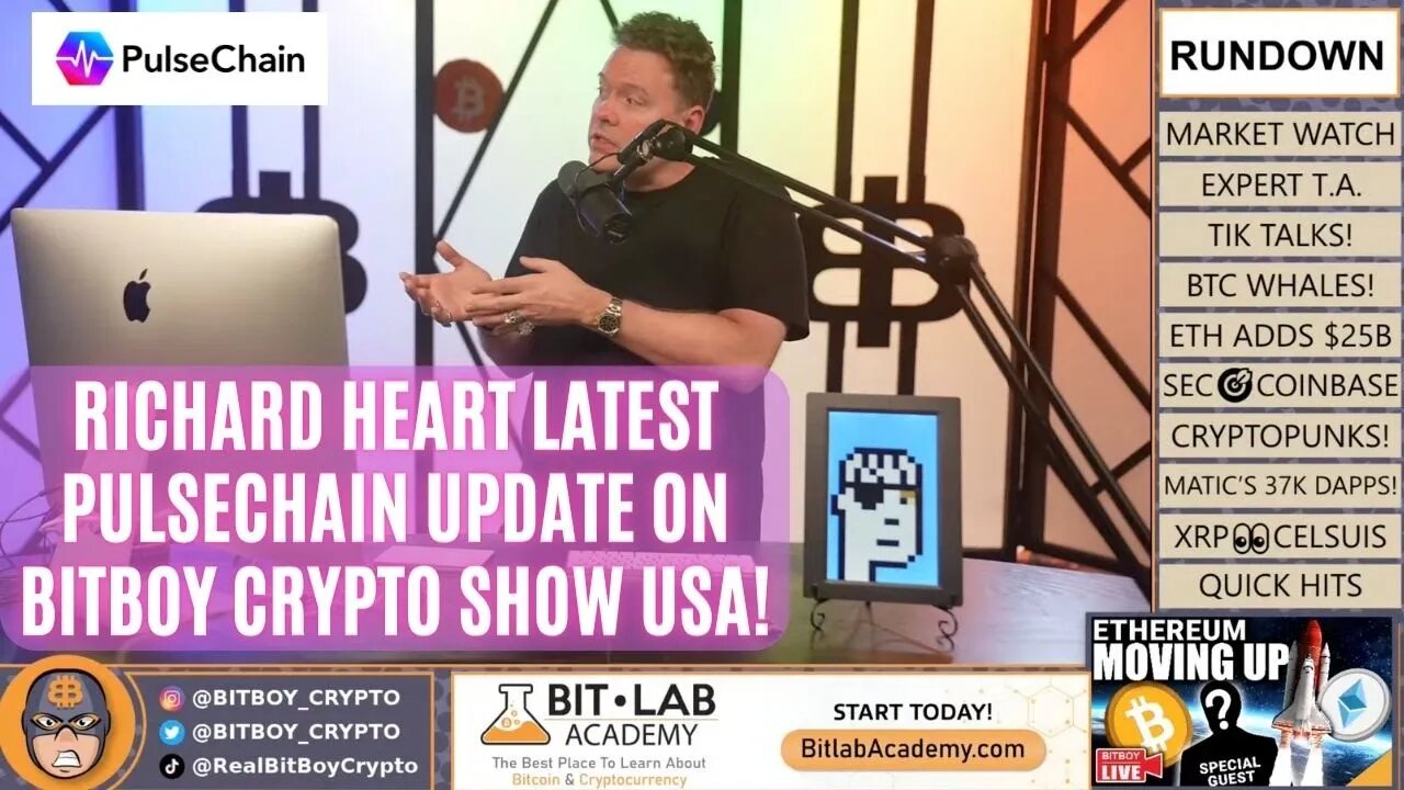 Richard Heart Latest Pulsechain Update On Bitboy Crypto Show USA!