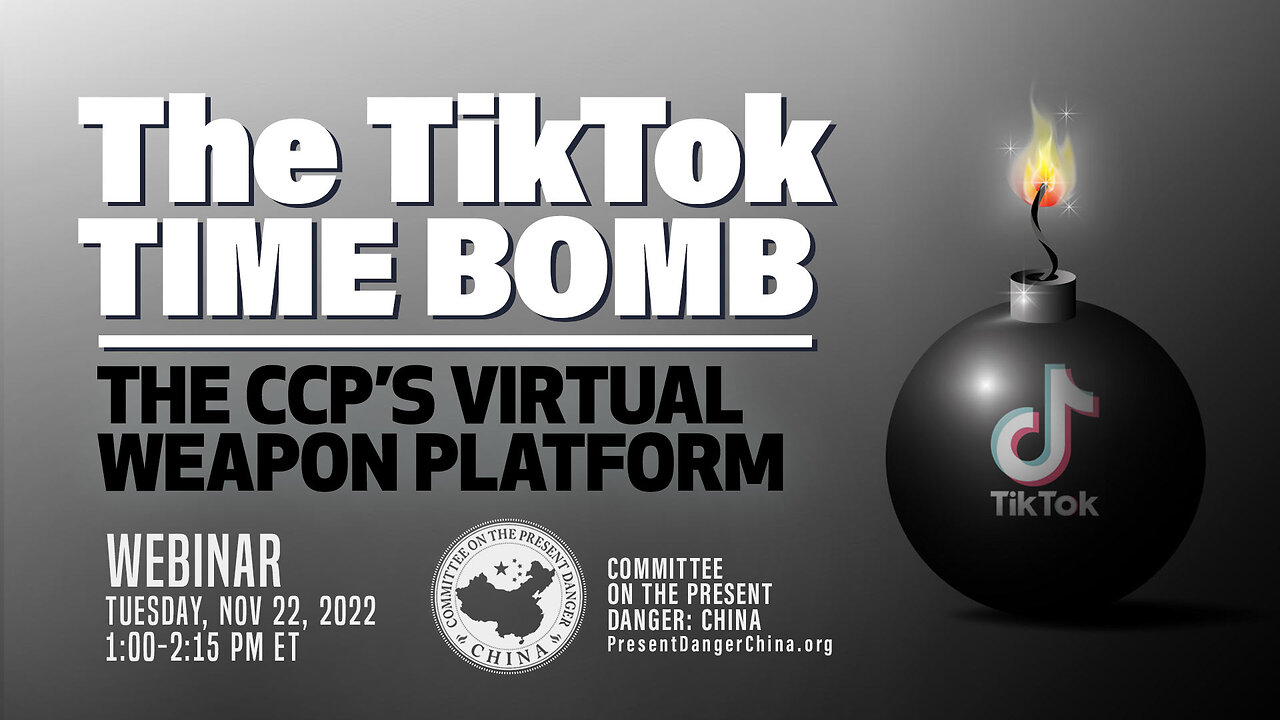 Webinar | TikTok Timebomb: The CCP’s Virtual Weapon Platform