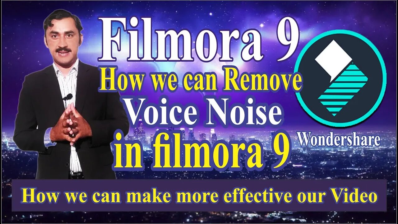 How we can remove background noise audio& Video | Wondershare filmora 9|Sadar Khan Tv