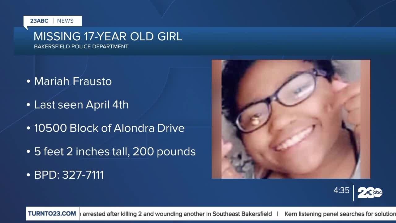 MISSING: Mariah Frausto, 17