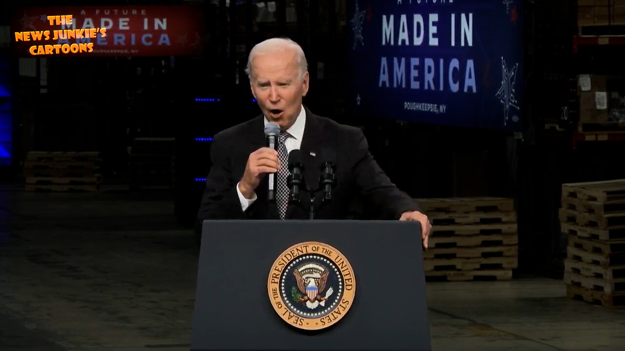 Honest Biden: "As I said, since I came to office, our economy has created... 668 manufacturing jobs."