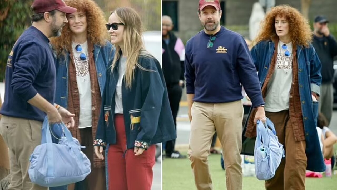 Jason Sudeikis Reunites with Olivia Wilde & Kids